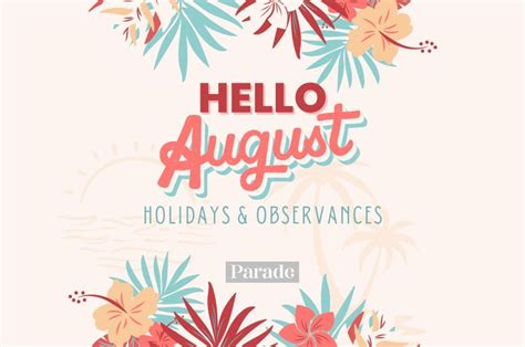 holidays in august|August Holidays and Observances .